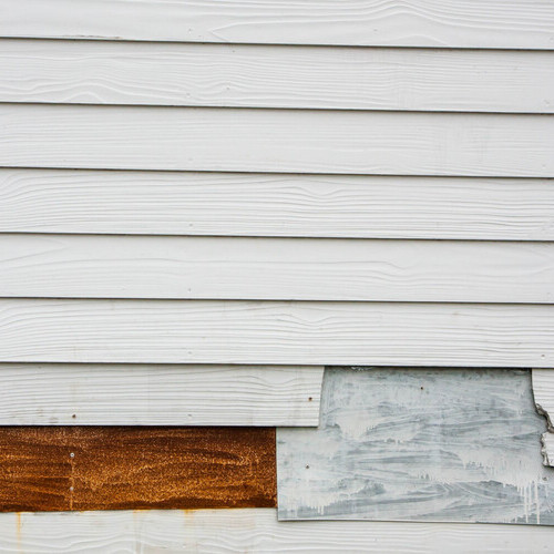 damaged wood siding